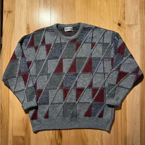 Vintage Club International Made in Canada  Pull Over Sweater Sz XL​